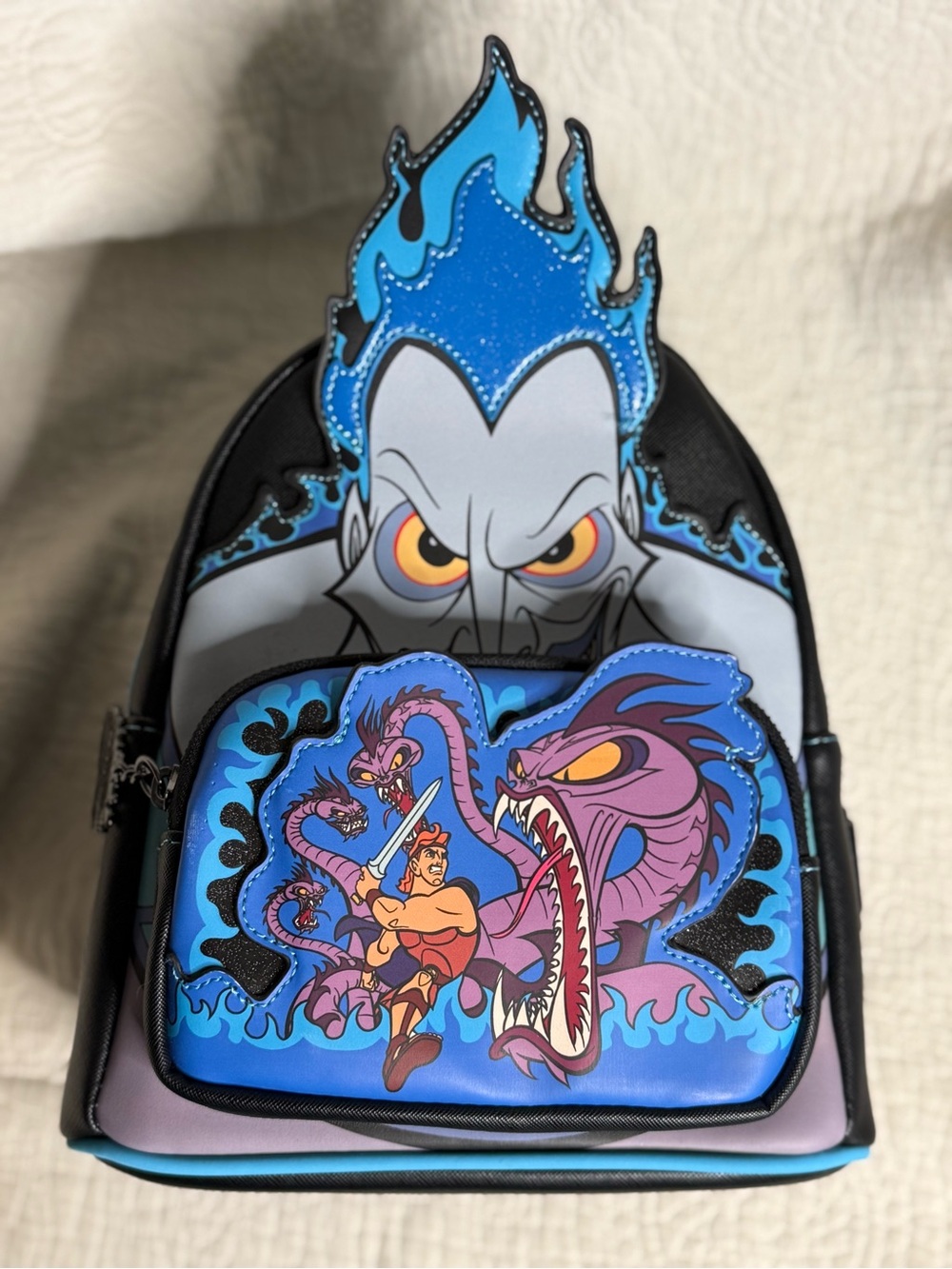 Loungefly Hades Flame Graphic Mini Backpack - Men Bags - Picture 13 of 16